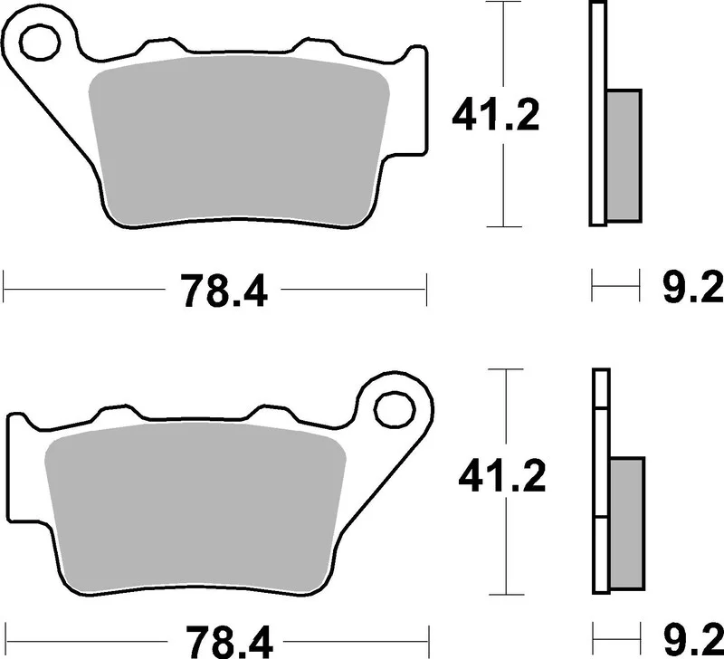 Pastillas de freno sinterizadas Brembo 07BB02SD