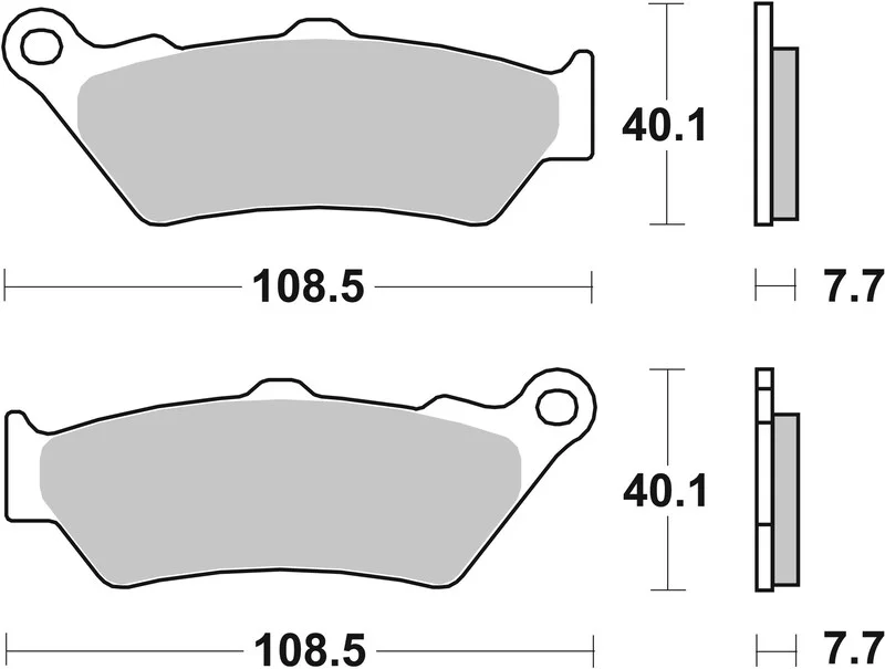 Pastillas de freno sinterizadas Brembo 07BB03SP