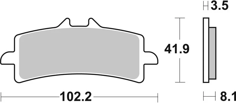 Pastillas de freno sinterizadas de competición Brembo 07BB37RC