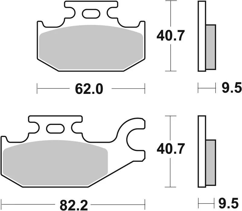 Pastillas de freno sinterizadas Brembo 07GR49SD