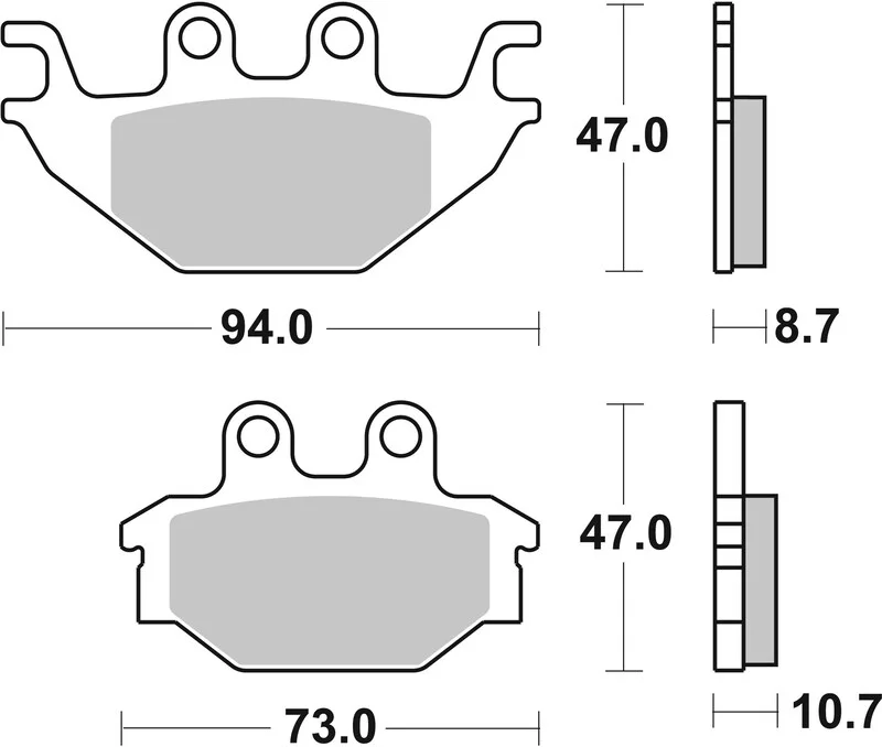 Pastillas de freno sinterizadas de competición Brembo 07GR52SX