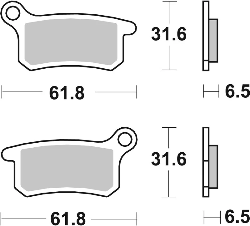 Pastillas de freno sinterizadas Brembo 07GR69SD