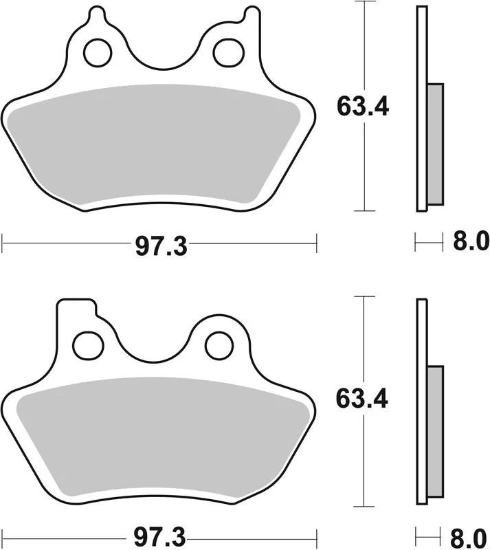 Pastillas de freno sinterizadas Brembo 07HD16SA