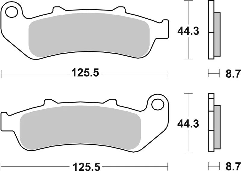 Pastillas de freno sinterizadas Brembo 07HO39SA