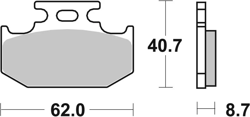 Pastillas de freno sinterizadas Brembo 07KA12SD
