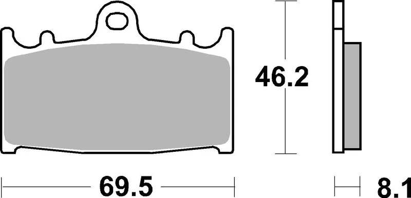 Pastillas de freno orgánicas Brembo 07KA1306