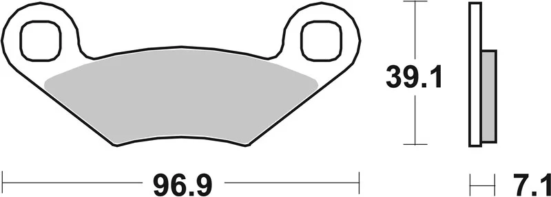 Pastillas de freno sinterizadas Brembo 07PO01SD