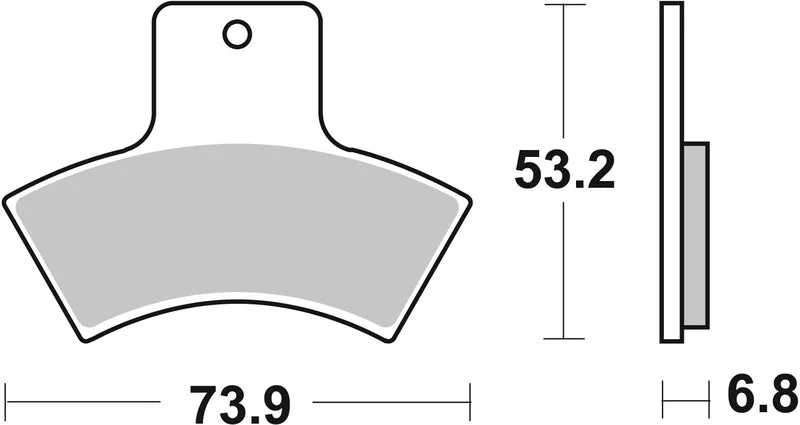 Pastillas de freno sinterizadas Brembo 07PO04SD