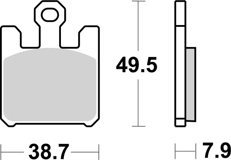 Pastillas de freno sinterizadas Brembo 07SU26SA