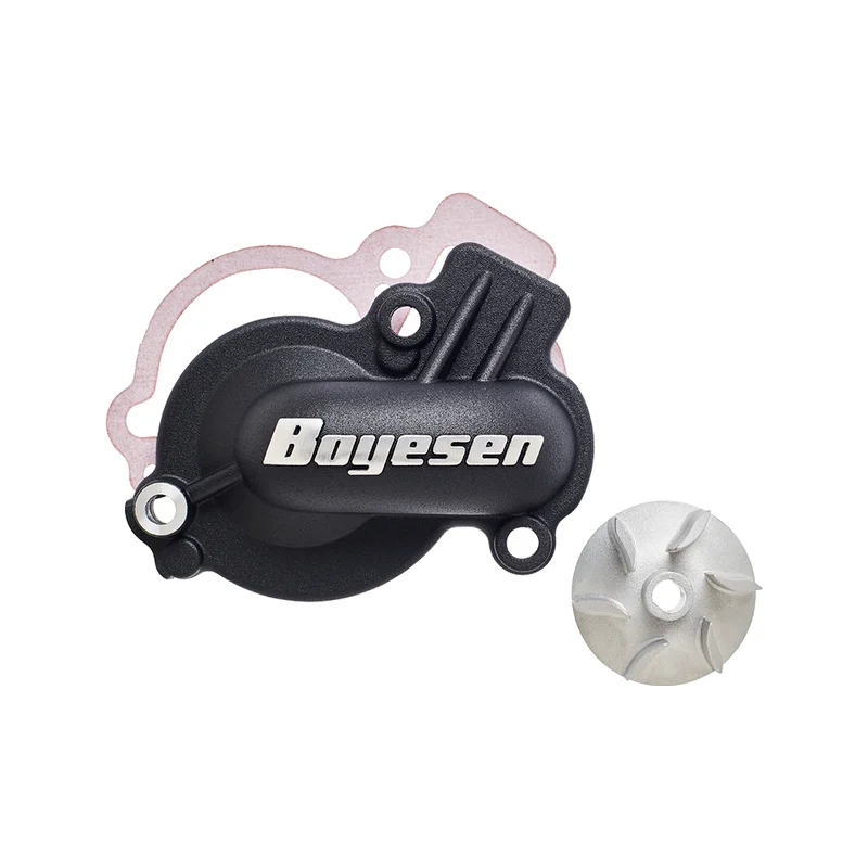 Kit de tapa bomba de agua + hélice BOYESEN Supercooler - Negro