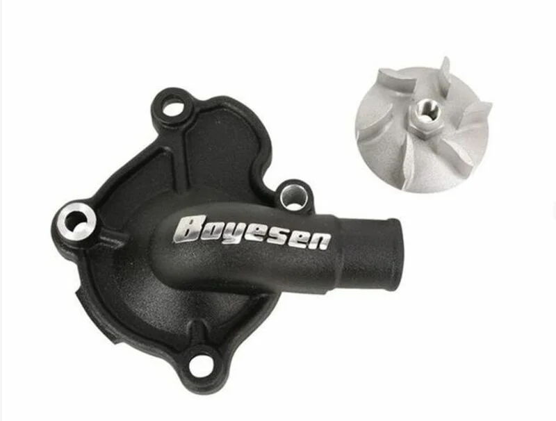 Kit de tapa bomba de agua + hélice BOYESEN Supercooler - Negro