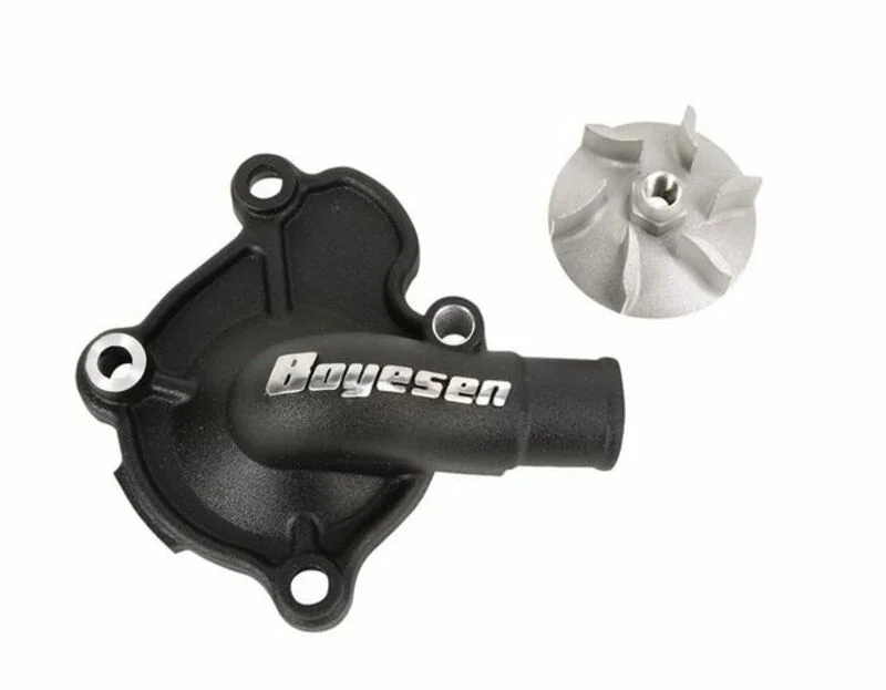 Kit de tapa bomba de agua + hélice BOYESEN Supercooler - Negro