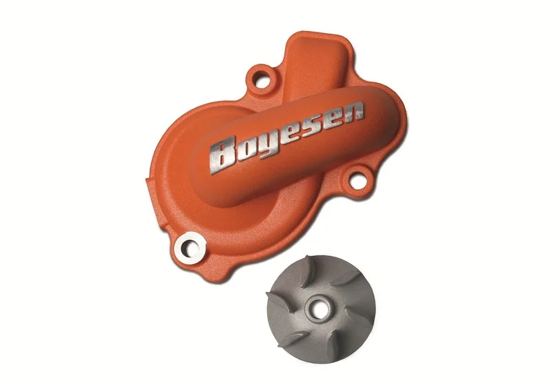 Kit de tapa bomba de agua + hélice BOYESEN Supercooler - Naranja