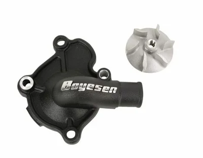 Kit de tapa bomba de agua + hélice BOYESEN Supercooler - Negro · Ref. WPK-45AB