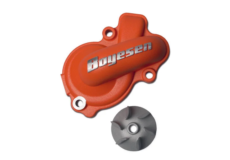 Kit de tapa bomba de agua + hélice BOYESEN Supercooler - Naranja