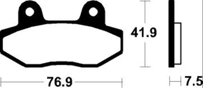 TECNI BRAKE PADS ME314 ORGANIC