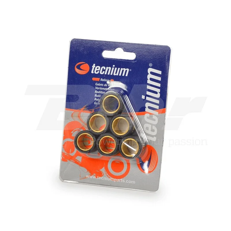 Rodillos de variador TECNIUM 20x17mm 10gr - 6 piezas