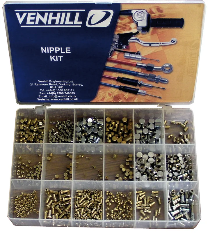 Caja de accesorios para cables Venhill - Tomas de 700 piezas