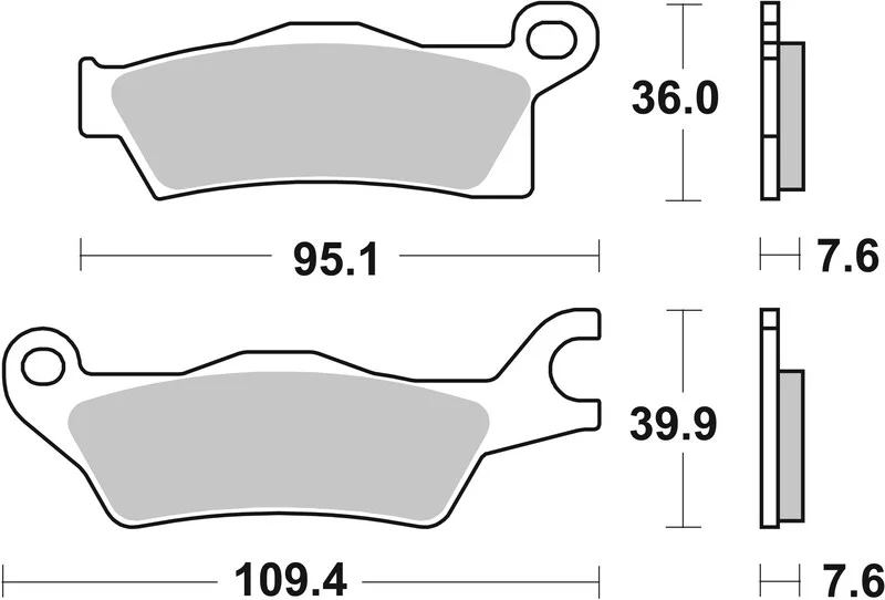 Pastillas de freno BREMBO Off-Road sinterizadas - 07GR27SX