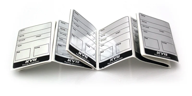Etiquetas de mantenimiento KYB, paquete 10 PACK