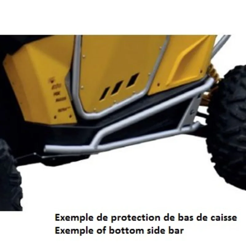 Defensas laterales ART quad aluminio Polaris RZR1000XP