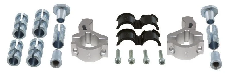 Kit de montaje de paramanos fijo RACETECH Ø22/28,6mm