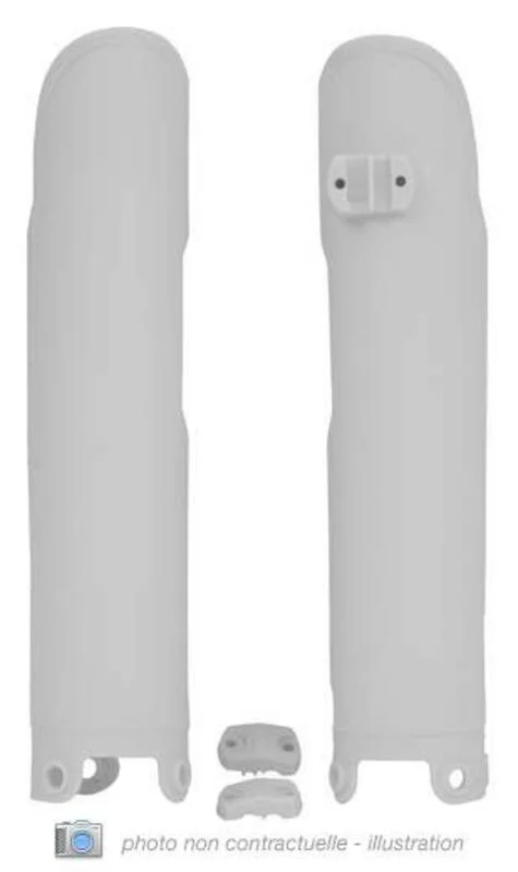 Protectores de horquilla RACETECH - blanco