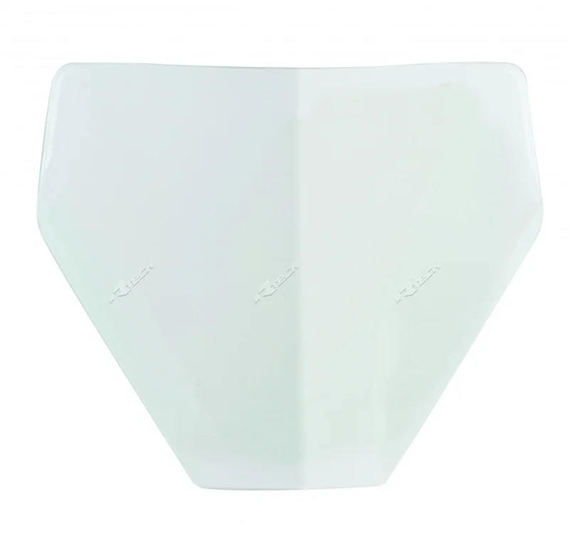 Portanúmeros delantero RACETECH Blanco Husqvarna TC85