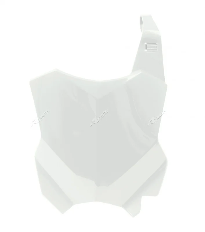 Portanúmeros delantero RACETECH Blanco Kawasaki KX-F450