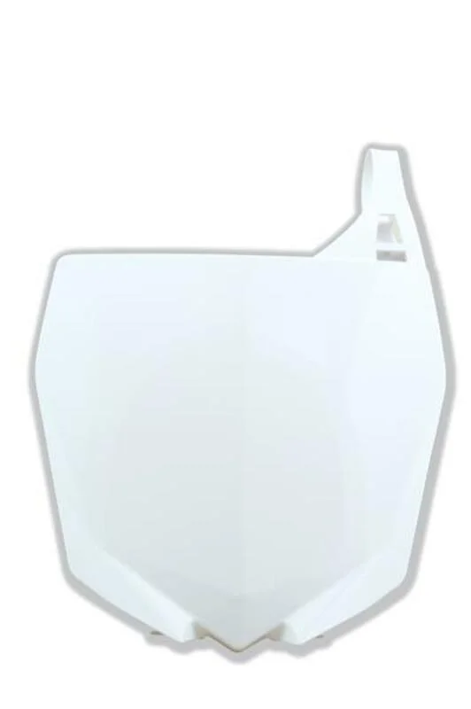 Portanúmeros delantero RACETECH Husqvarna Blanco Yamaha