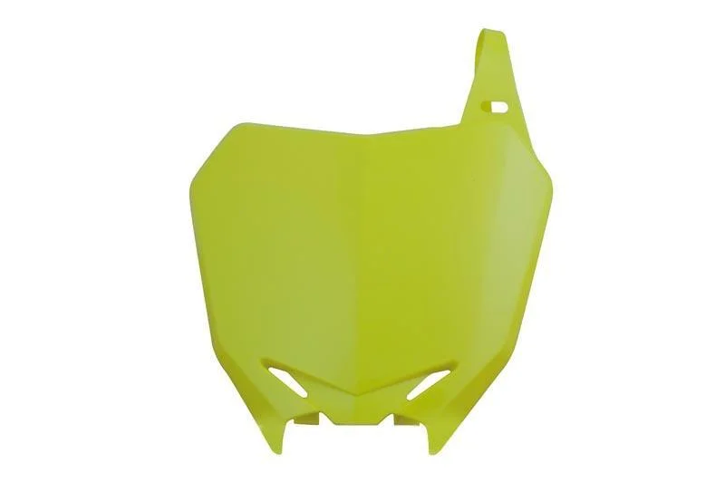 Portanúmeros delantero RACETECH Amarillo Suzuki RM-Z250 / 450