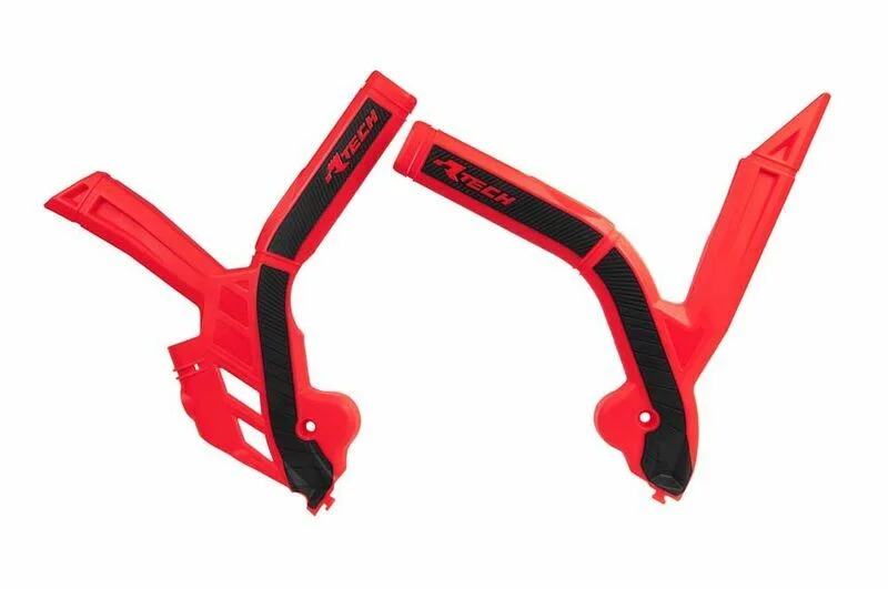 Protector de Chasis Bi-Material RACETECH Rojo / Negro