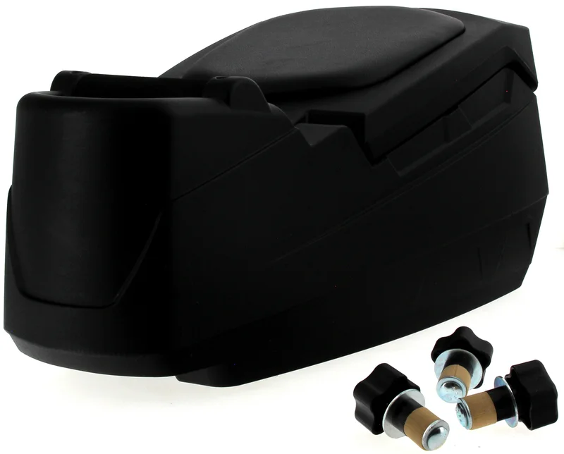 ART Twin Rear Cargo Box Solid Black 2x48L