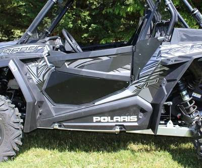 SARRAZIN Aluminium Doors lower panels - Black Polaris RZR1000