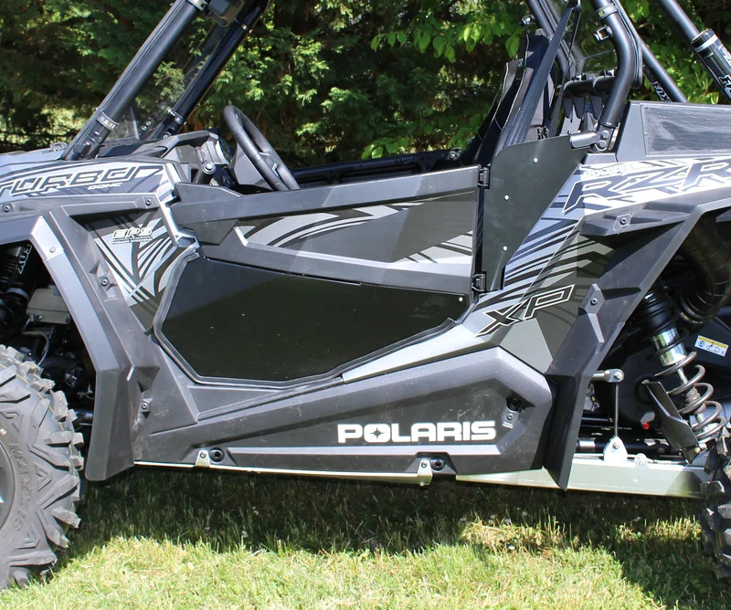 SARRAZIN Aluminium Doors lower panels - Black Polaris RZR1000