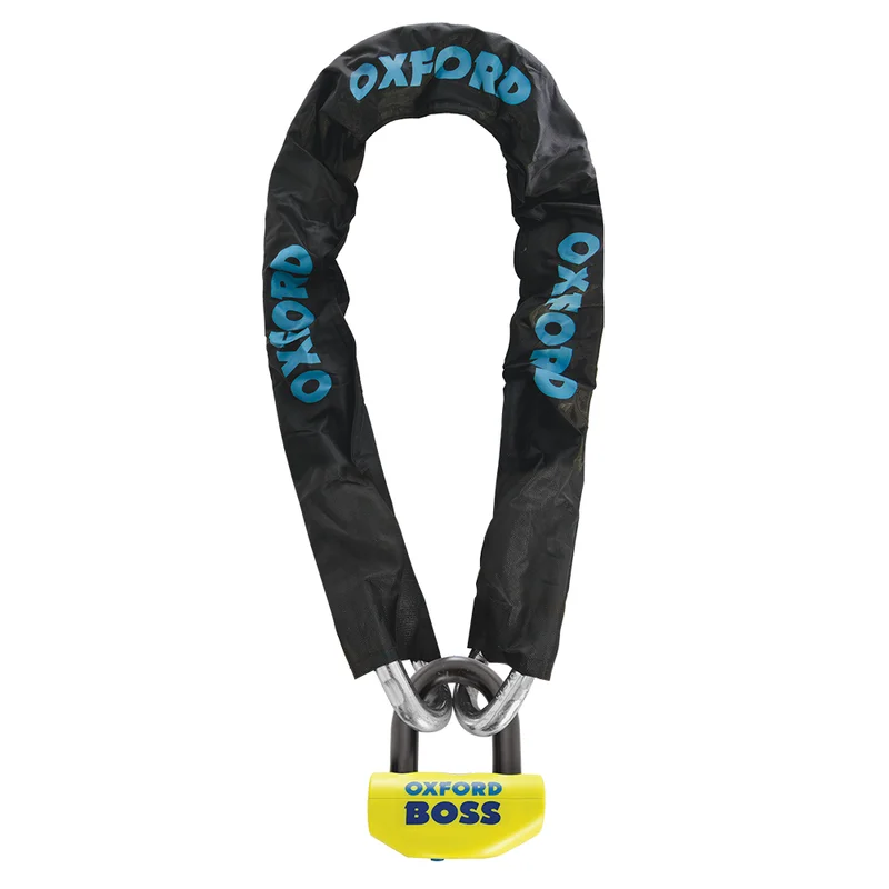 Cadena antirrobo OXFORD 16mm Big Boss+ - 1,2m x 12mm - Certificado ART4 / Sold Secure Gold
