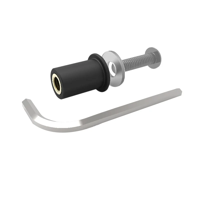 Juego de tornillos para cúpula OXFORD plata - 8 unidades