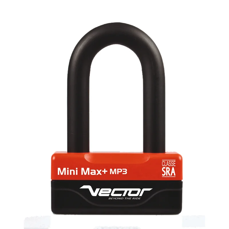 Candado de disco VECTOR MiniMax+ MP3 - Ø16mm / 85x44mm - Certificado SRA / ART
