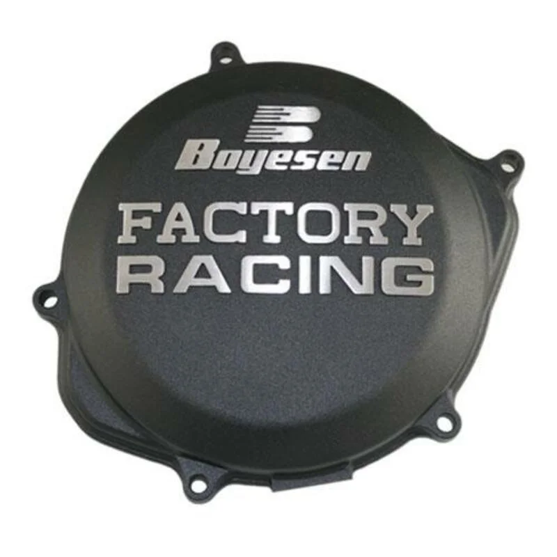 Tapa de embrague BOYESEN Factory Racing Negra Honda CRF250R