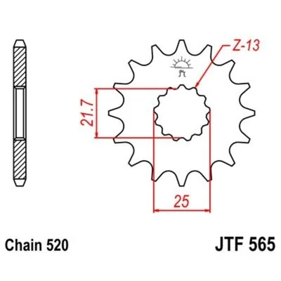 JTSPR FR SPROC 520 STEEL NFR 565, 15