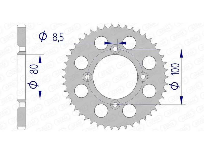 Corona AFAM aluminio ultraligera 11110 - Paso 428