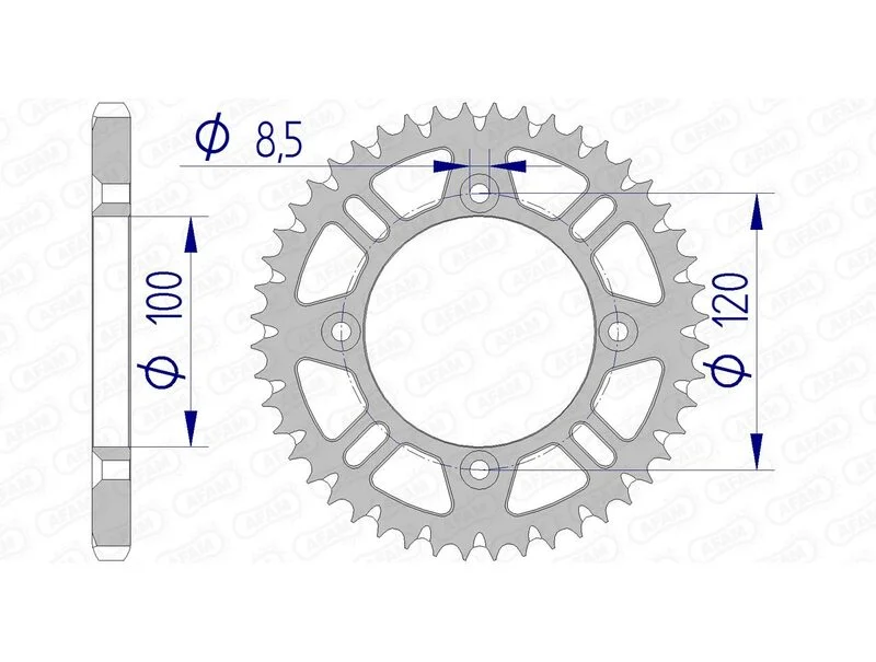 Corona AFAM aluminio ultraligera autolimpiable 15104 - Paso 428