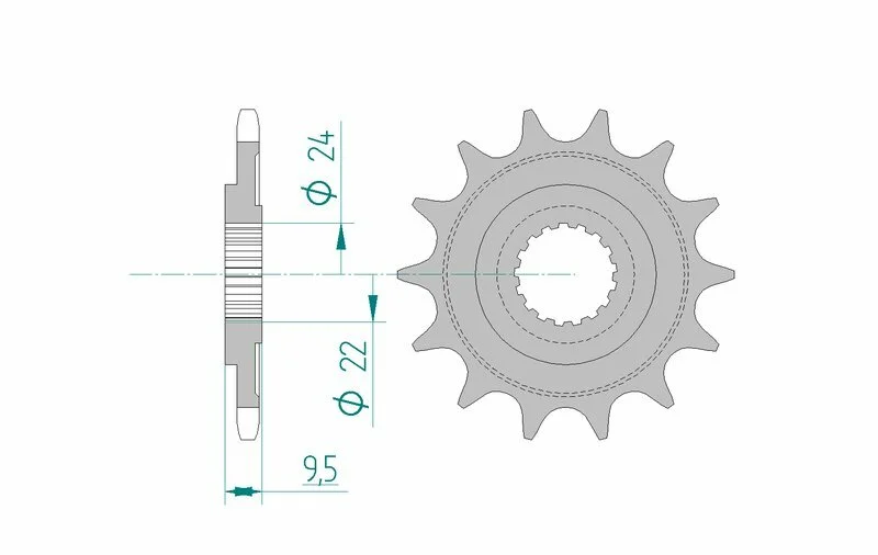 Piñón AFAM acero autolimpiable 20311 - Paso 520