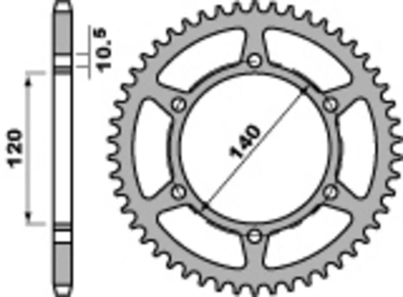 Corona PBR acero estándar 475 - Paso 520