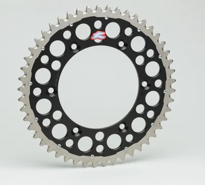 RENTHAL Rear Sprocket  Bi-component Self Cleaning - 520 · Ref. 1230-520-50GPBK