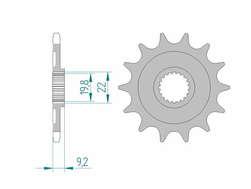 Piñón AFAM acero autolimpiable 24305 - Paso 520