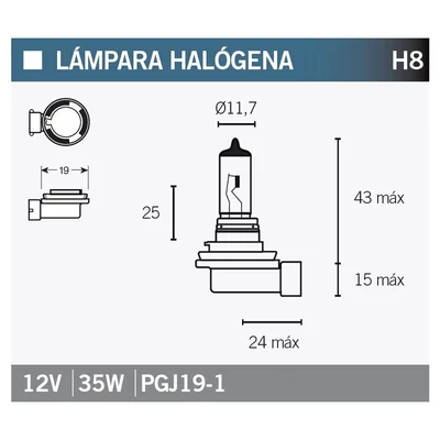 VPART BULB H8 12V/35W X1