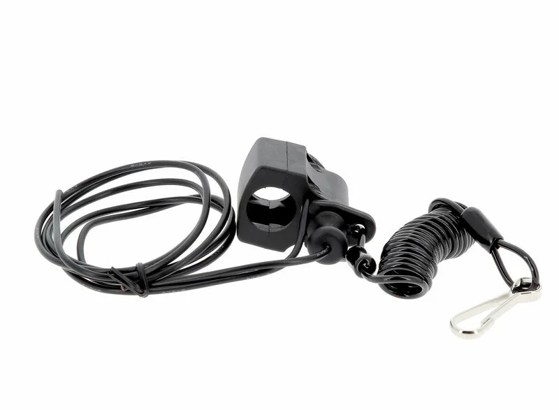 Botón Stop TECNIUM Universal tipo hombre al agua – Negro