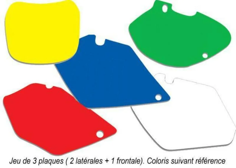BLACKBIRD Plate Sticker Yellow Gas Gas EC250/300 Racing
