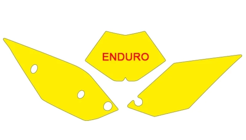 BLACKBIRD Plate Stickers Red Beta RR